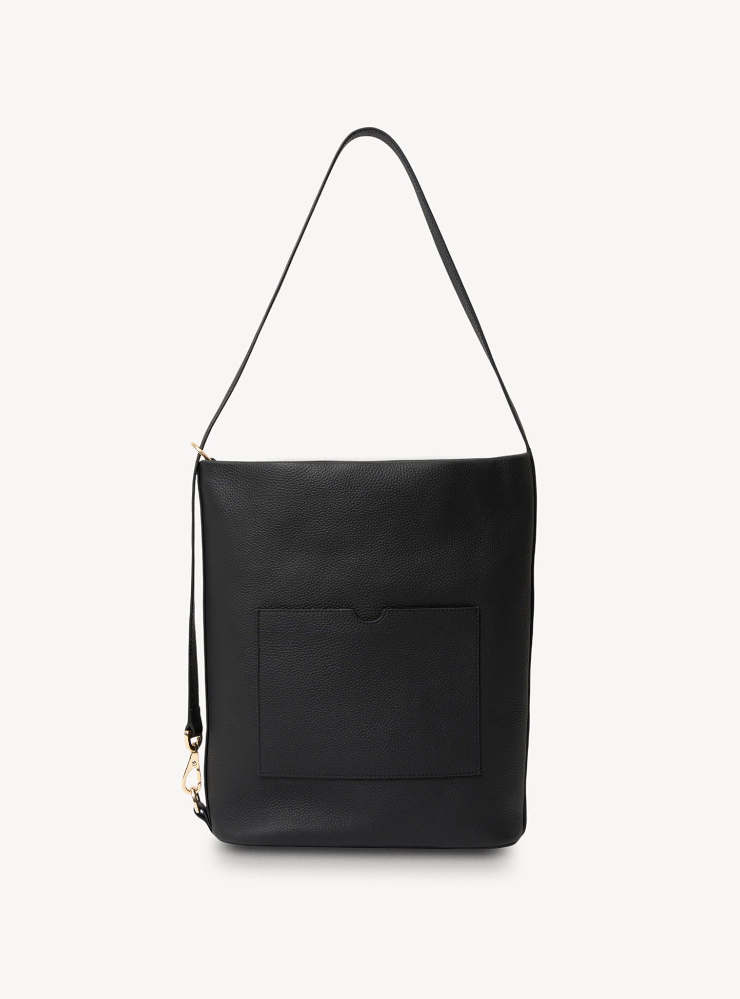 June Shoulder Bag Black Pebble