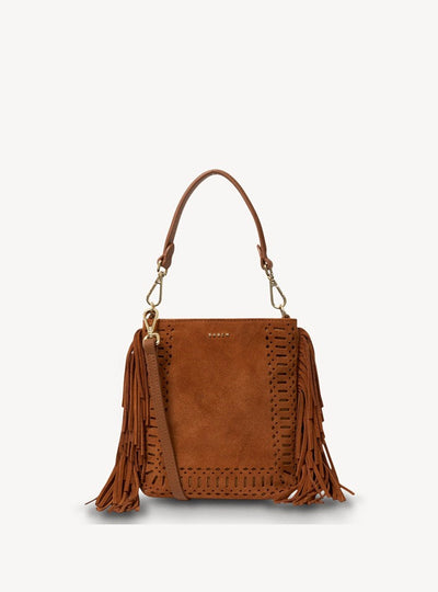 Tan Suede and Fringe
