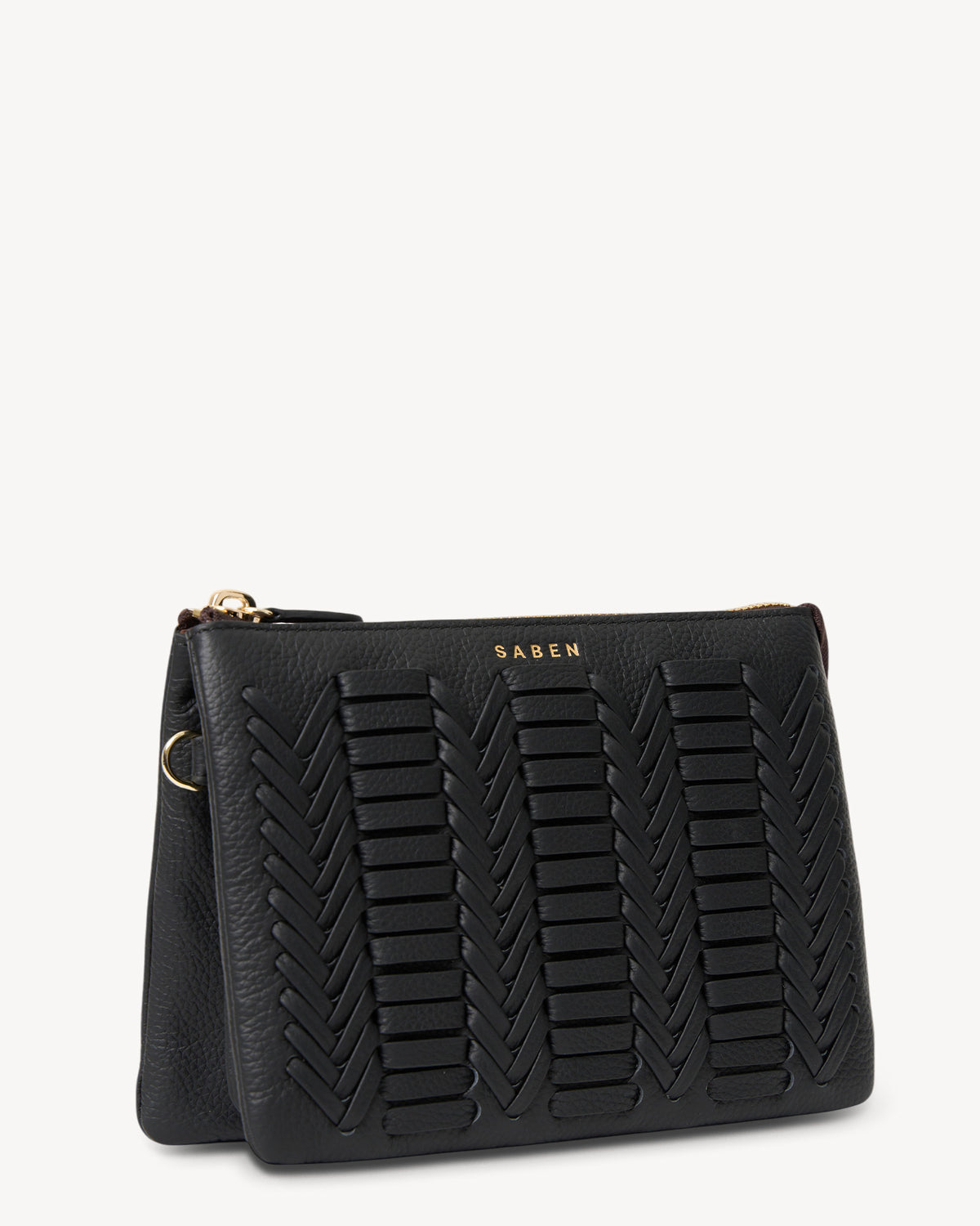Tilly&#39;s Big Sis Crossbody Black Chevron