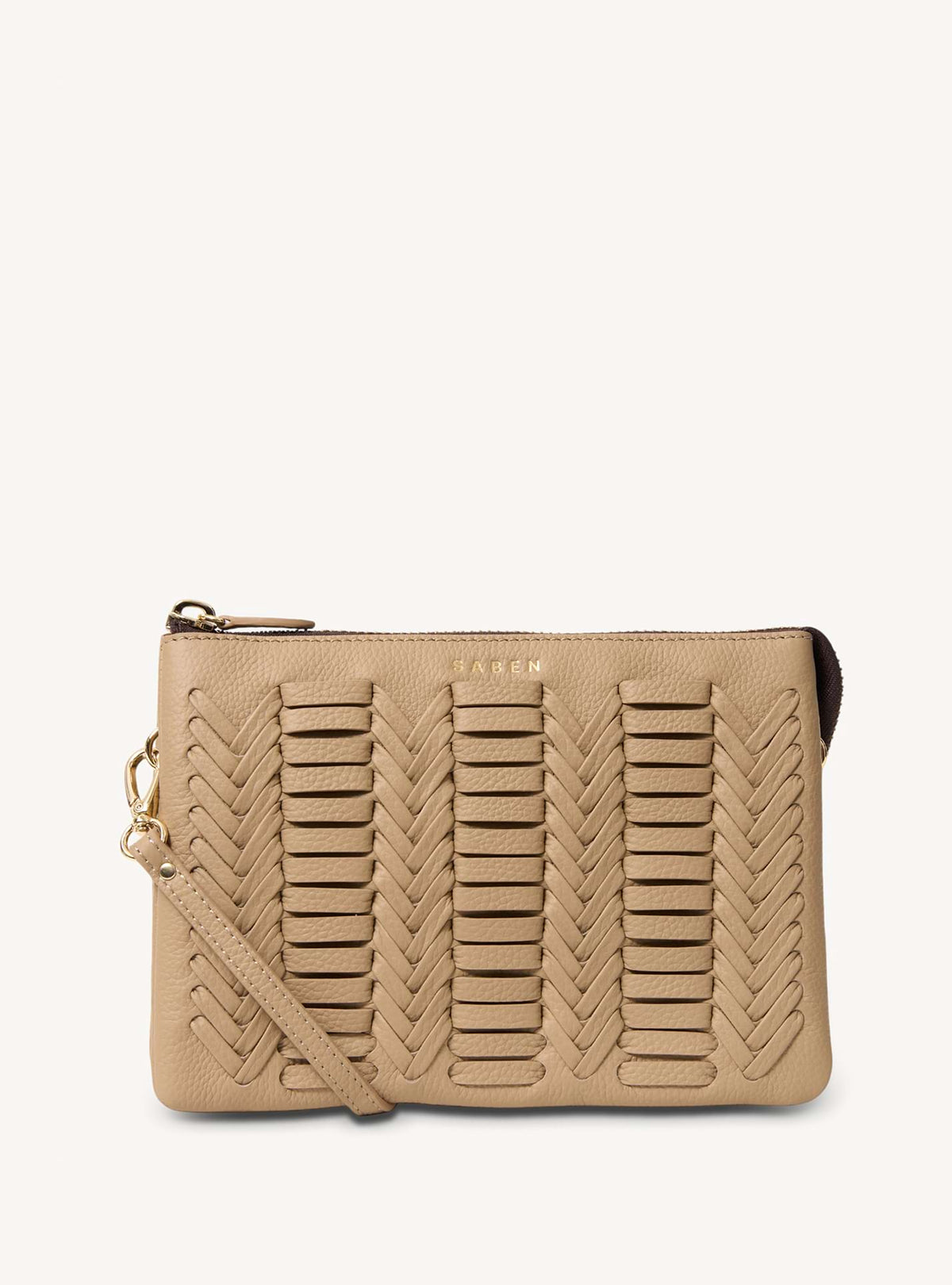 Tilly's Big Sis Crossbody Tea Chevron