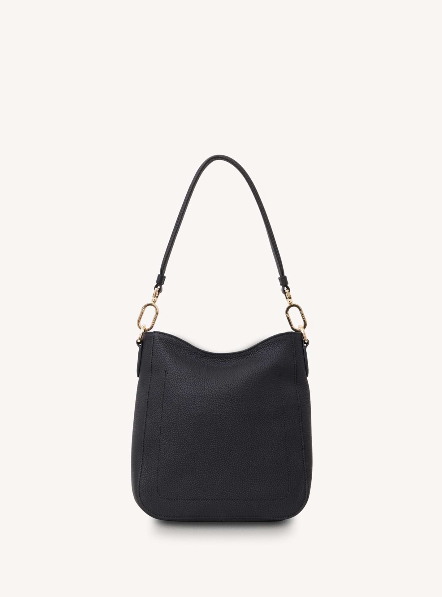 Rosie Shoulder Bag Black Pebble