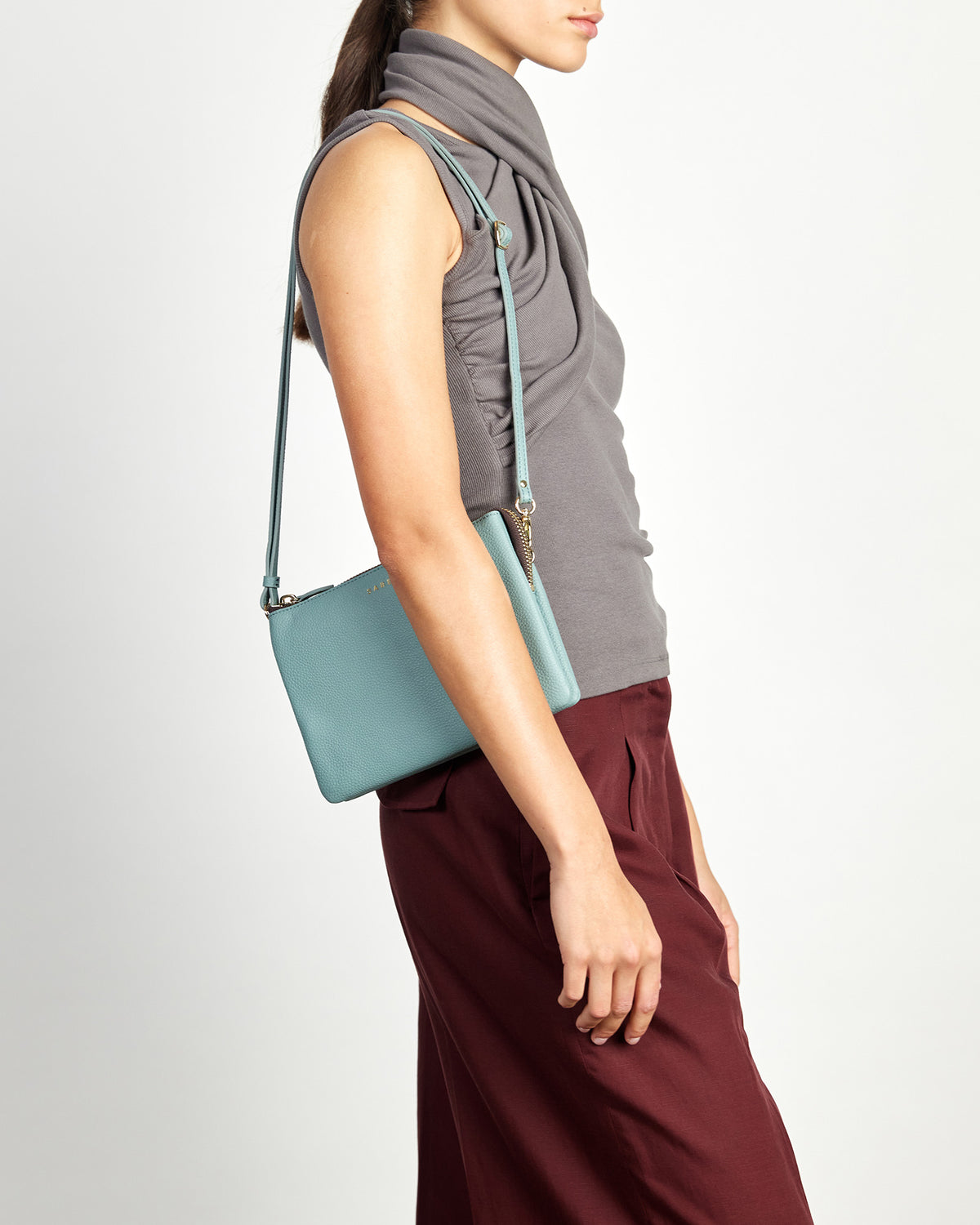Tilly&#39;s Big Sis Crossbody Duck Egg