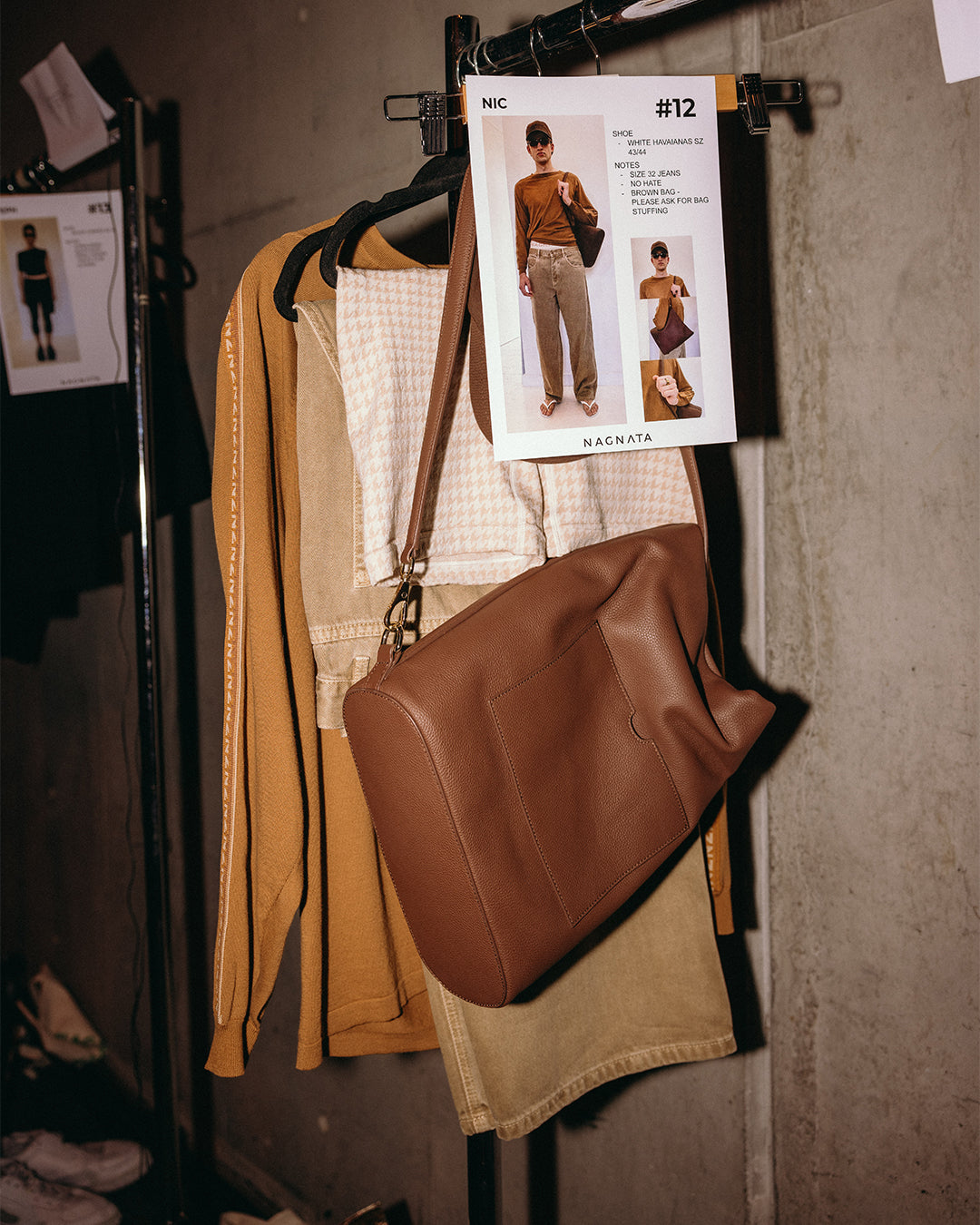 June Shoulder Bag Umber Pebble