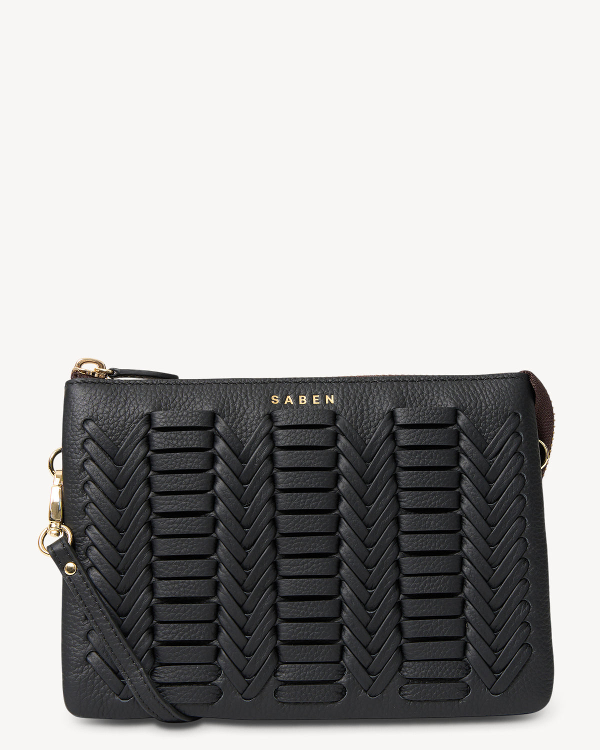 Tilly&#39;s Big Sis Crossbody Black Chevron