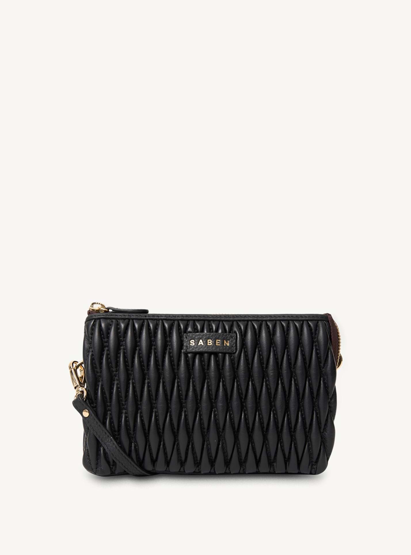 Tilly Crossbody Black Diamond Quilt