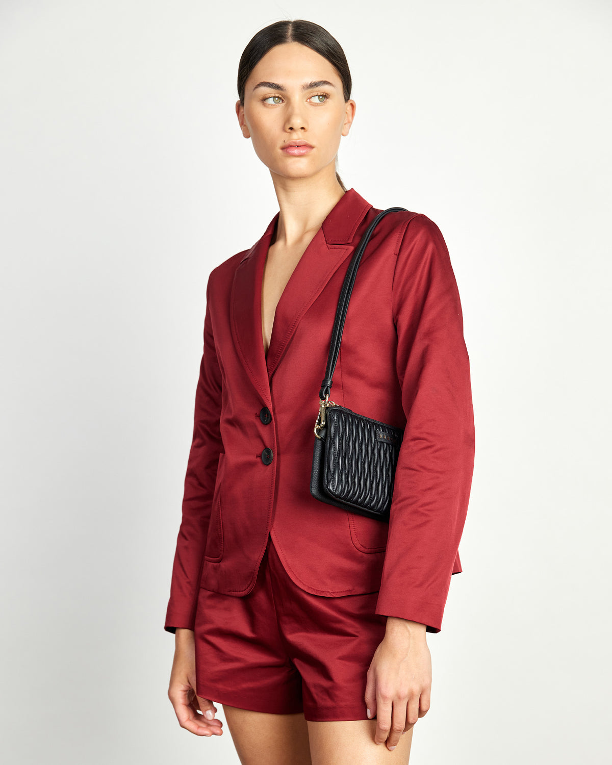 Tilly Crossbody Black Diamond Quilt