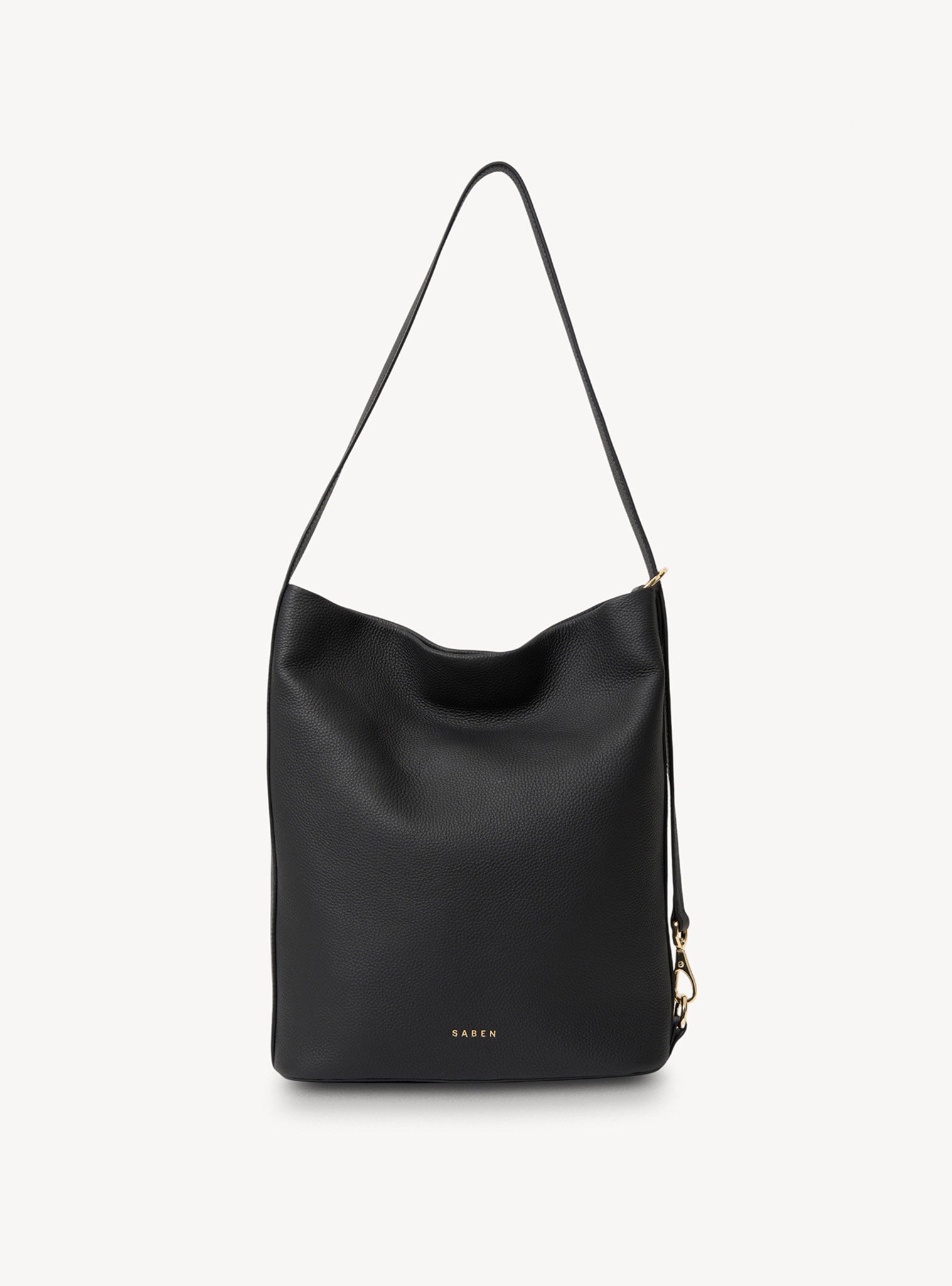 June Shoulder Bag Black Pebble