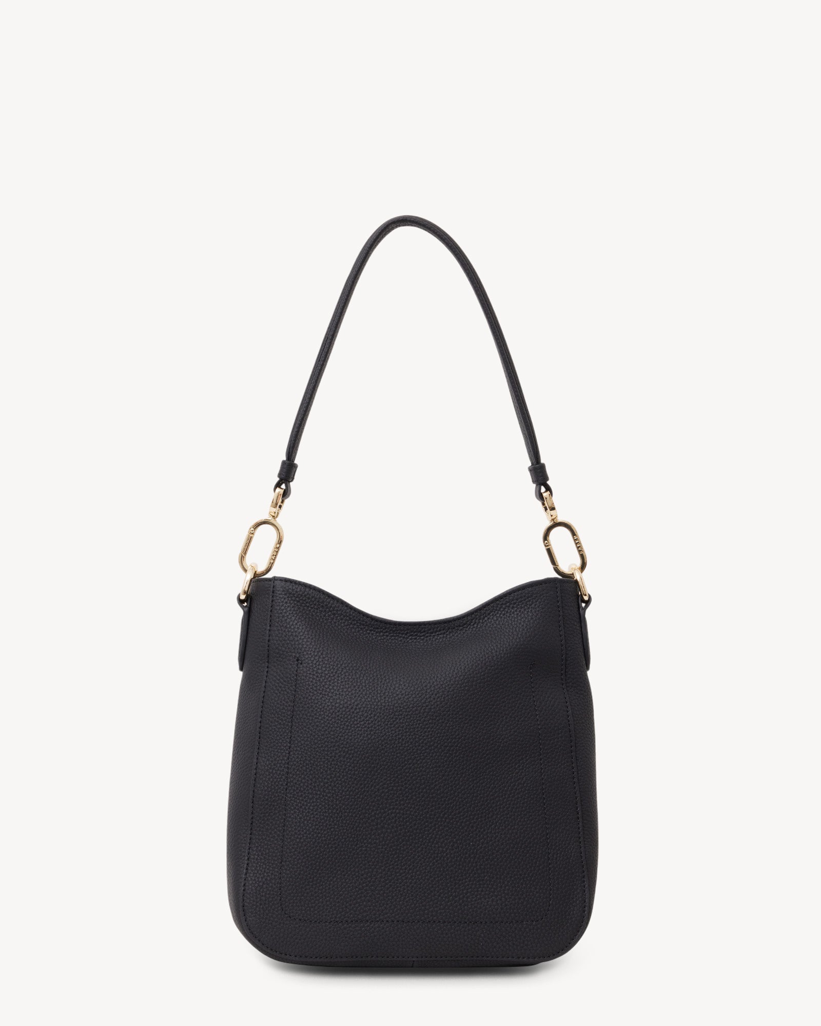 Rosie Shoulder Bag Black Pebble