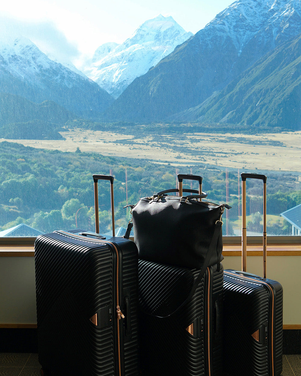 Set of Cabin, Medium, Large Suitcase