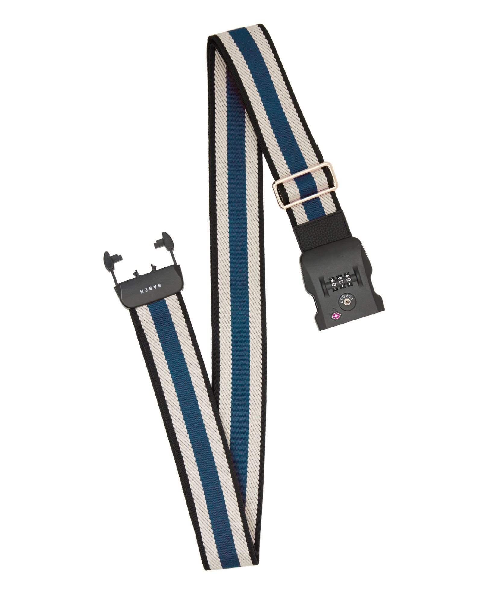 London Luggage Strap Ocean Stripe