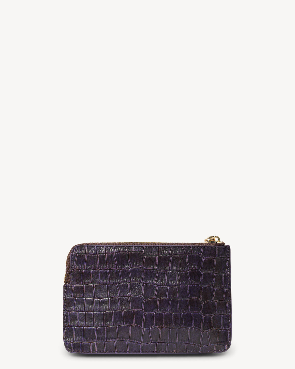 Poppy Pouch Amethyst Croc