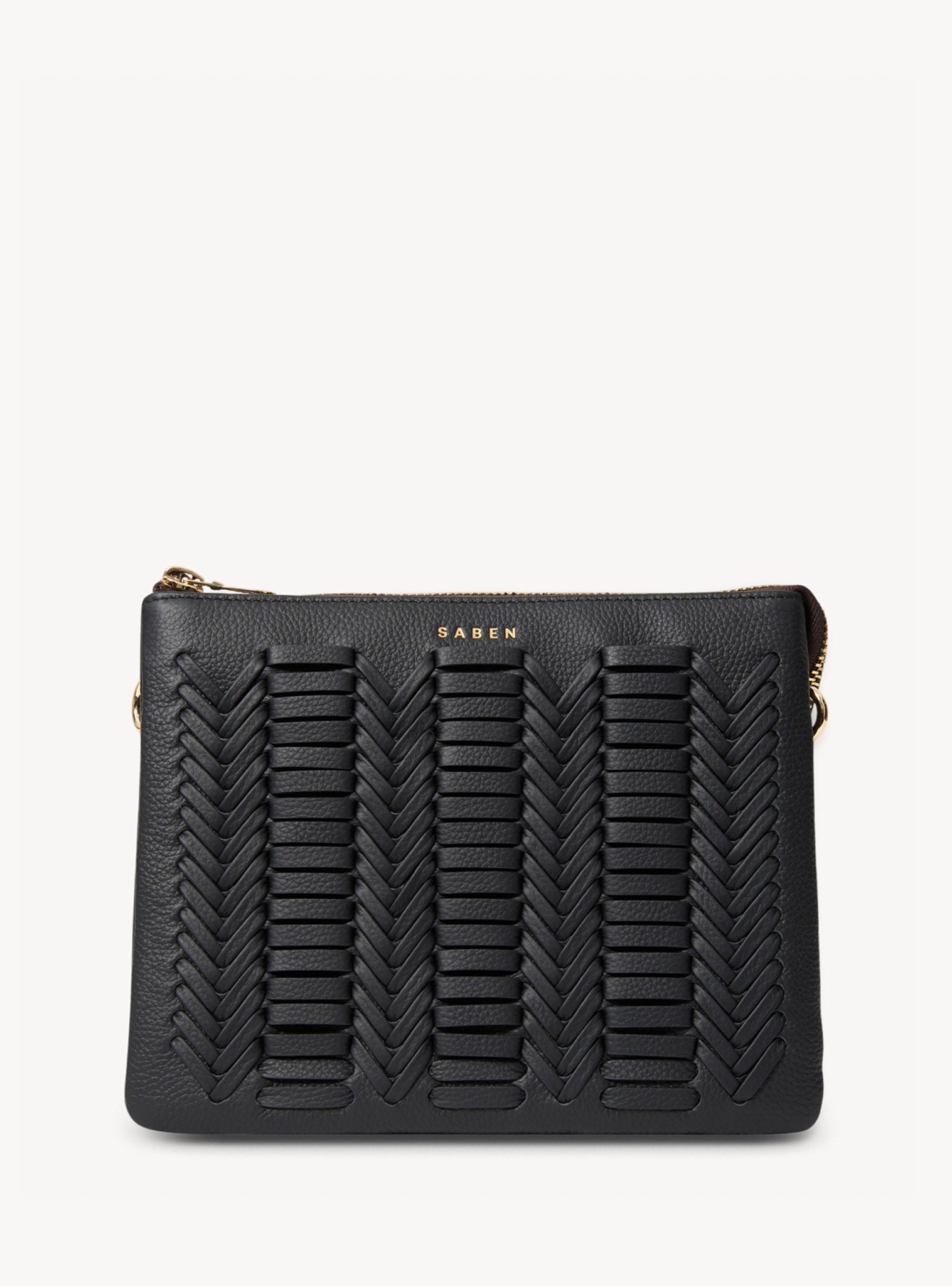 Matilda Crossbody Black Chevron