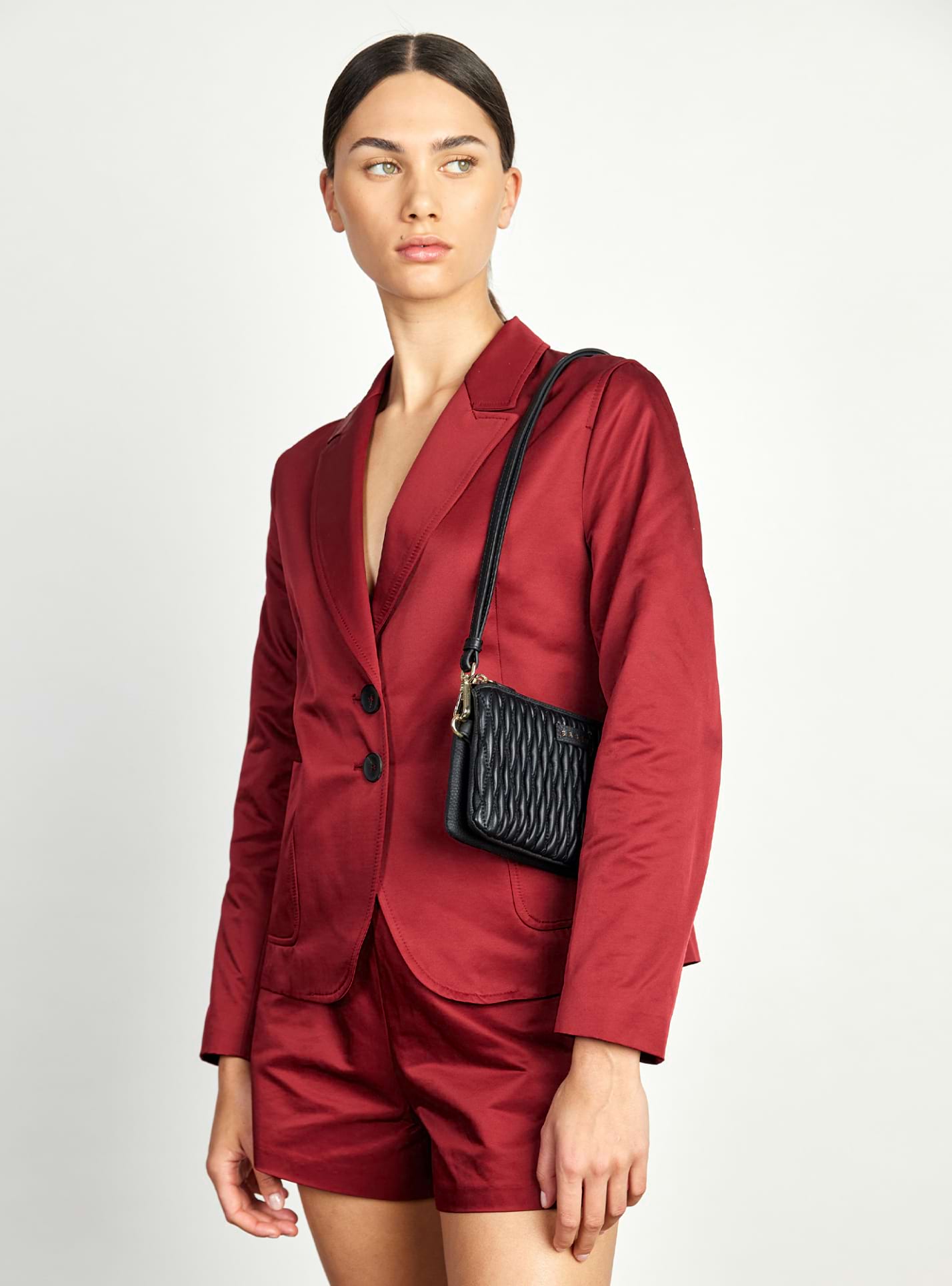 Tilly Crossbody Black Diamond Quilt