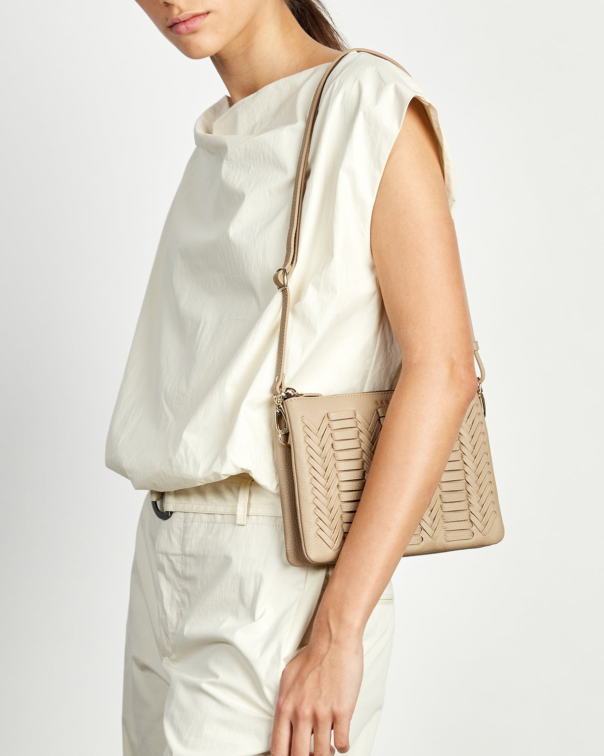 Tilly&#39;s Big Sis Crossbody Tea Chevron