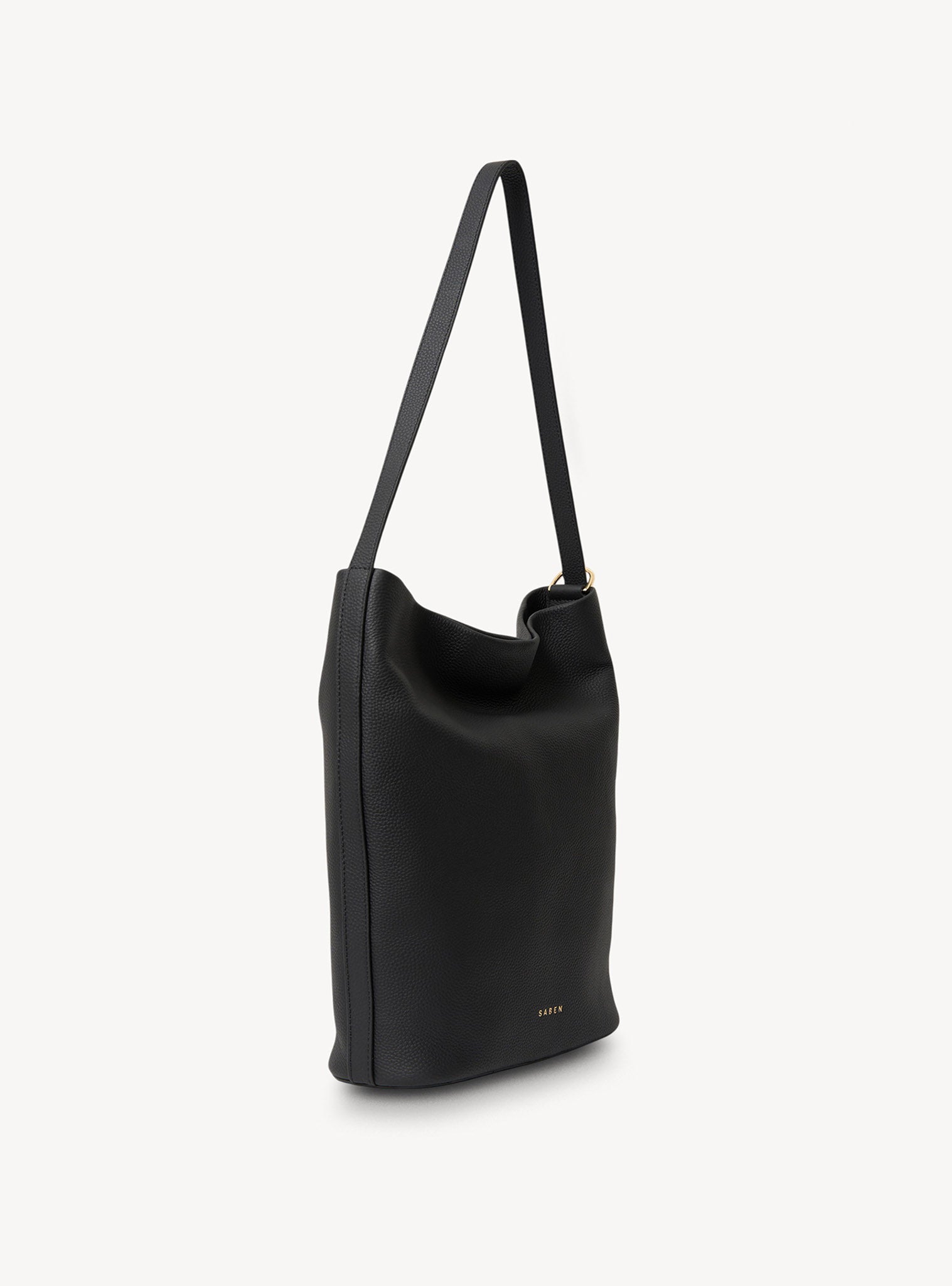 June Shoulder Bag Black Pebble