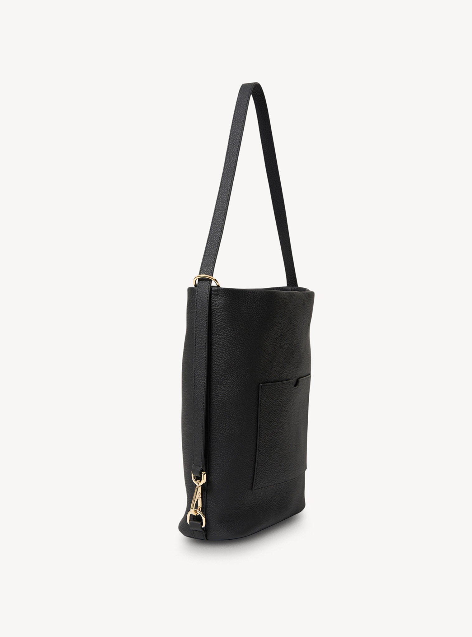 June Shoulder Bag Black Pebble