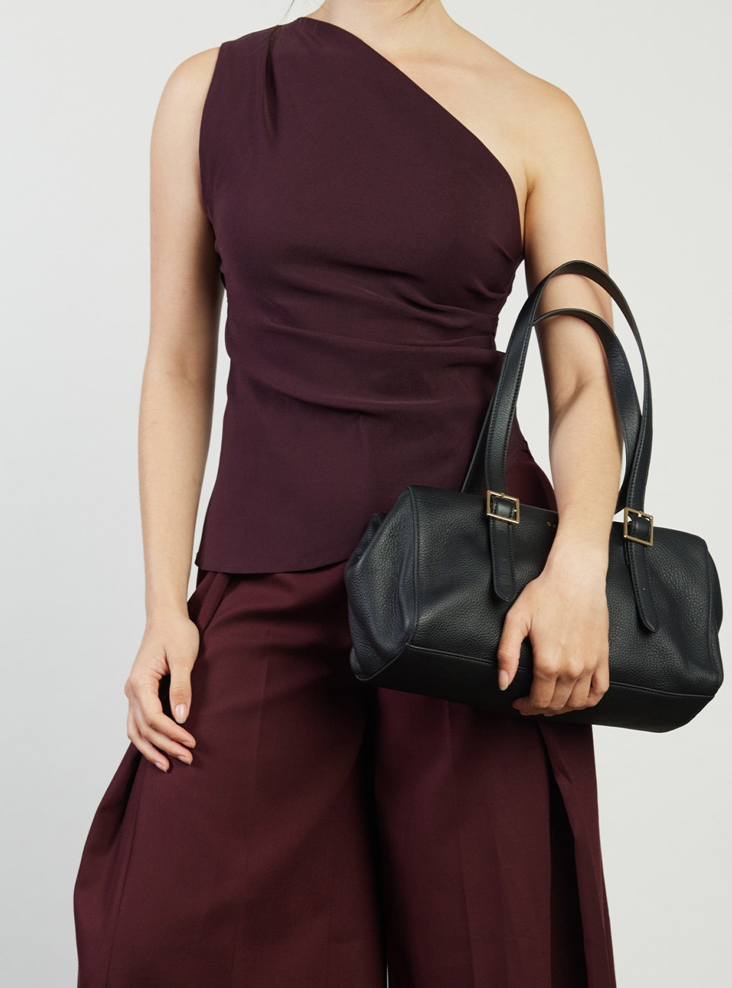 Addie Shoulder Bag Black Luxe